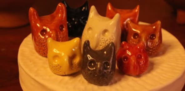 Ceramic Miniature Owl