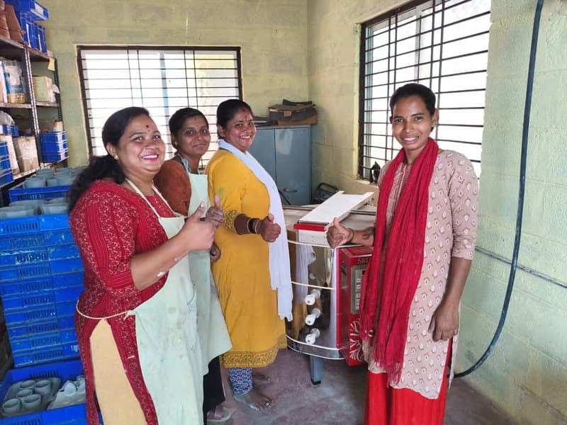 The team at a Skill Development Centre