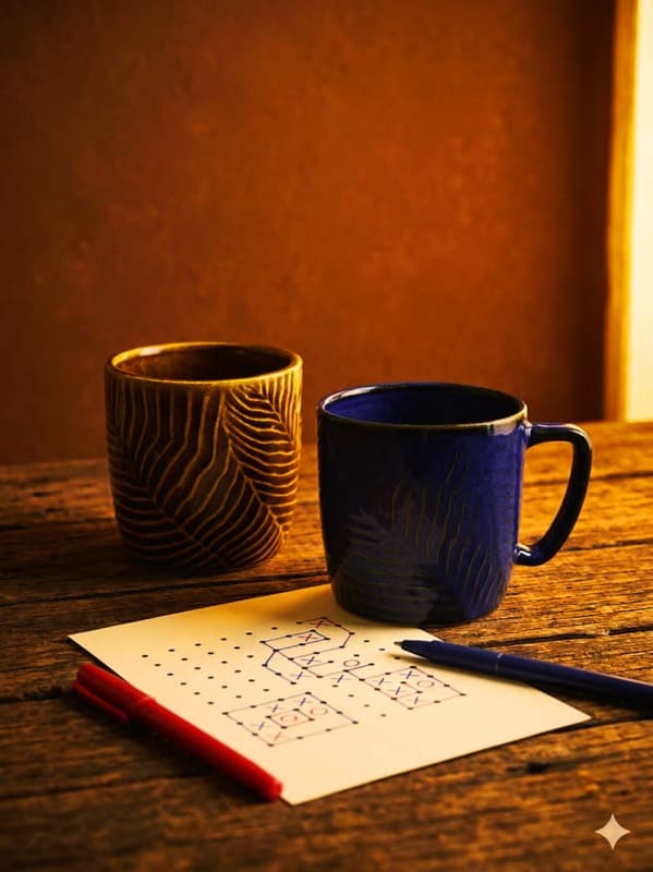 Ceramic Patterned Mug