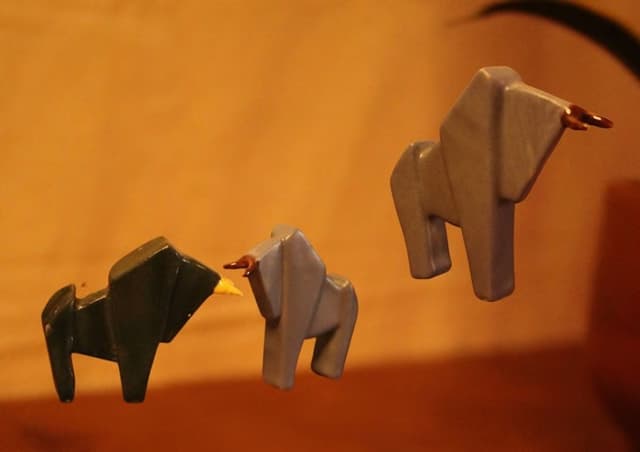Ceramic Charging Bull