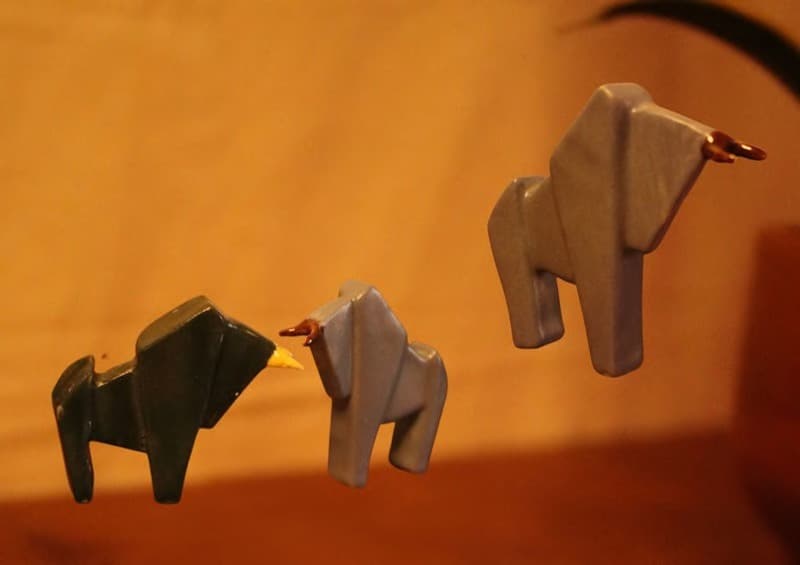 Ceramic Charging Bull